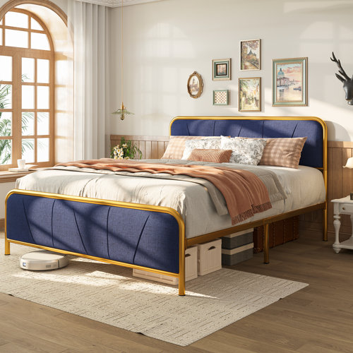 Gold Beds & Bed Frames You'll Love in 2023